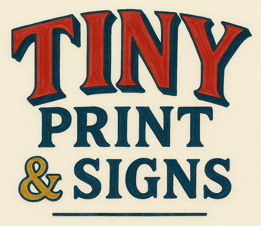 Tiny print Tiny print